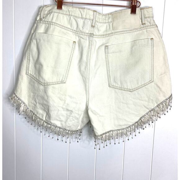 Anthropologie One Teaspoon Razzle Dazzle Truckers Mid Waist Relaxed Shorts NWOT - Picture 11 of 11
